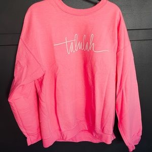 Talulah hot pink sweatshirt